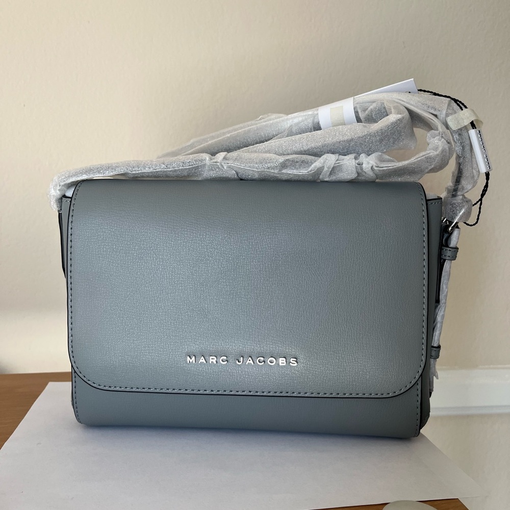 Marc Jacobs the commuter Gray Crossbody Bag